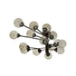 Meyda Lighting Galaxy 64" 15-Light Mahogany Bronze Chandelier With Clear Shade Glass