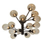Meyda Lighting Galaxy 64" 15-Light Mahogany Bronze Chandelier With Clear Shade Glass