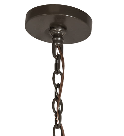 Meyda Lighting Galen 42" 12-Light 2-Tier Timeless Bronze Chandelier With Frosted Clear Statuario Idalight Shade