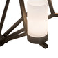 Meyda Lighting Galen 42" 12-Light 2-Tier Timeless Bronze Chandelier With Frosted Clear Statuario Idalight Shade