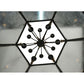 Meyda Lighting Ganser 60" 12-Light Black & Gold Lantern Pendant Light With Clear Seeded Shade Glass