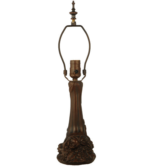 Meyda Lighting Garden 19" Mahogany Bronze Table Lamp Base