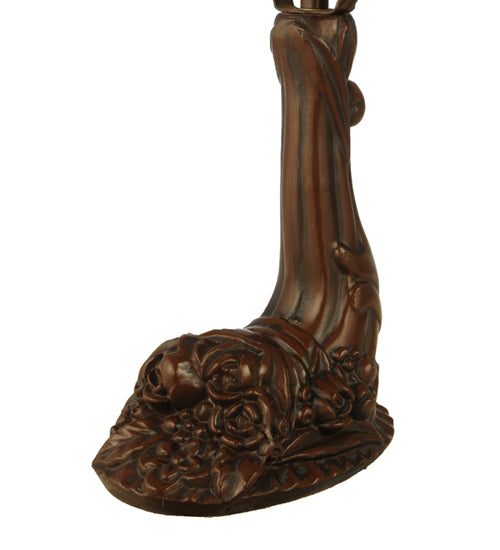 Meyda Lighting Garden 19" Mahogany Bronze Table Lamp Base