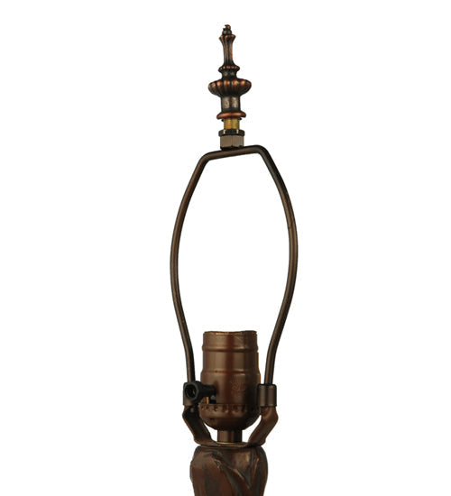 Meyda Lighting Garden 19" Mahogany Bronze Table Lamp Base