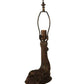 Meyda Lighting Garden 19" Mahogany Bronze Table Lamp Base