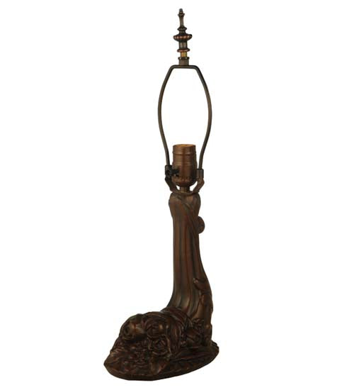 Meyda Lighting Garden 19" Mahogany Bronze Table Lamp Base
