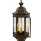 Meyda Lighting Gascony 15" 6-Light Golden Bronze Pendant Light With Clear Seeded Shade Glass