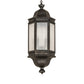 Meyda Lighting Gascony 18" 6-Light Golden Bronze Lantern Pendant Light With Frosted Rainstone Idalight Shade