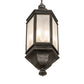 Meyda Lighting Gascony 18" 6-Light Golden Bronze Lantern Pendant Light With Frosted Rainstone Idalight Shade