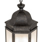 Meyda Lighting Gascony 18" 6-Light Golden Bronze Lantern Pendant Light With Frosted Rainstone Idalight Shade