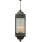 Meyda Lighting Gascony 25" 6-Light Gilded Tobacco Lantern Pendant Light With Clear Shade Glass