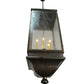 Meyda Lighting Gascony 25" 6-Light Gilded Tobacco Lantern Pendant Light With Clear Shade Glass