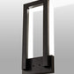 Meyda Lighting Gateway 14" LED Flat Black Wall Sconce