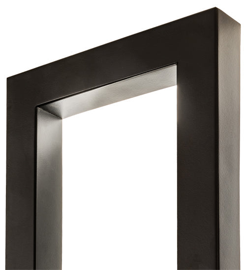 Meyda Lighting Gateway 14" LED Flat Black Wall Sconce