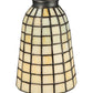Meyda Lighting Geometric 5" Beige Shade Glass