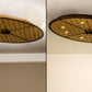 Meyda Lighting Geometrik 48" 9-Light Tyler Bronze & Goldtastic Ceiling Medallion Chandelier