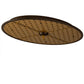Meyda Lighting Geometrik 48" 9-Light Tyler Bronze & Goldtastic Ceiling Medallion Chandelier