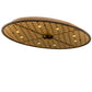 Meyda Lighting Geometrik 48" 9-Light Tyler Bronze & Goldtastic Ceiling Medallion Chandelier