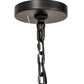Meyda Lighting Georgetown 36" 12-Light Silver Sand On Black Chandelier
