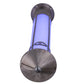 Meyda Lighting Georgia Aquarium 7" LED Stainless Steel Bollard Post Mount With White Statuario Idalight Shade