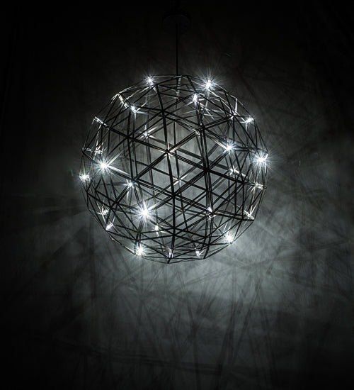 Meyda Lighting Geosphere 44" 32-Light Oil Rubbed Bronze Pendant Light