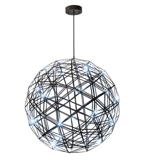Meyda Lighting Geosphere 44" 32-Light Oil Rubbed Bronze Pendant Light
