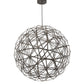 Meyda Lighting Geosphere 44" 92-Light Oil Rubbed Bronze Pendant Light