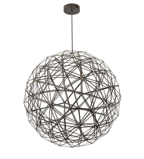Meyda Lighting Geosphere 44" 92-Light Oil Rubbed Bronze Pendant Light