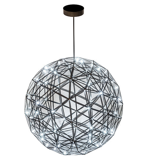 Meyda Lighting Geosphere 44" 92-Light Oil Rubbed Bronze Pendant Light