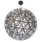 Meyda Lighting Geosphere 44" 92-Light Oil Rubbed Bronze Pendant Light