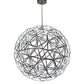 Meyda Lighting Geosphere 44" 92-Light Oil Rubbed Bronze Pendant Light