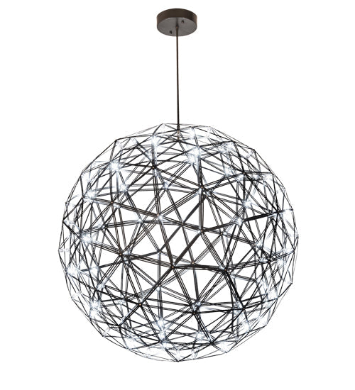 Meyda Lighting Geosphere 44" 92-Light Oil Rubbed Bronze Pendant Light