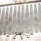 Meyda Lighting Gibson 48" 10-Light Custom Antique Silver Chandelier Light With Silver Shade