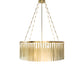 Meyda Lighting Gibson 48" 8-Light Waxed Brass Chandelier