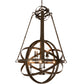 Meyda Lighting Gimbal 36" 8-Light Timeless Bronze Grinado Chandelier