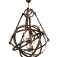 Meyda Lighting Gimbal 36" 8-Light Timeless Bronze Grinado Chandelier