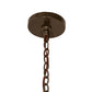 Meyda Lighting Gimbal 36" 8-Light Timeless Bronze Grinado Chandelier