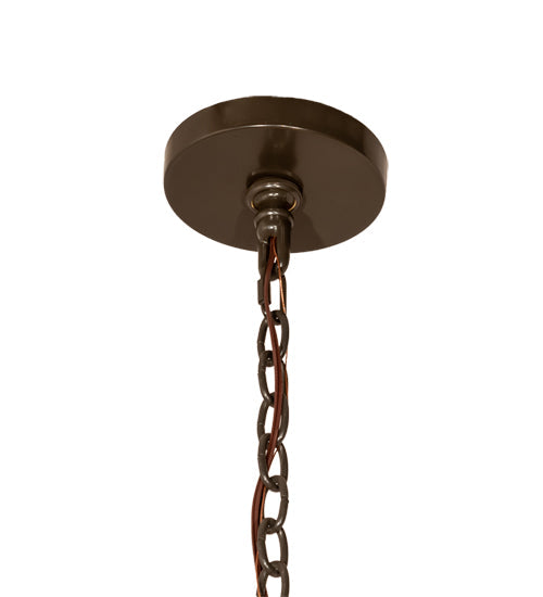 Meyda Lighting Gimbal 36" 8-Light Timeless Bronze Grinado Chandelier