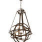 Meyda Lighting Gimbal 36" 8-Light Timeless Bronze Grinado Chandelier