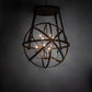 Meyda Lighting Gimbal 46" 8-Light Vintage Copper Grinado Chandelier