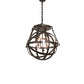 Meyda Lighting Gimbal Grinado 32" 6-Light Timeless Bronze Chandelier