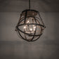 Meyda Lighting Gimbal Grinado 32" 6-Light Timeless Bronze Chandelier