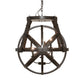 Meyda Lighting Gimbal Grinado 32" 6-Light Timeless Bronze Chandelier