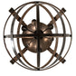 Meyda Lighting Gimbal Grinado 32" 6-Light Timeless Bronze Chandelier