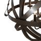 Meyda Lighting Gimbal Grinado 32" 6-Light Timeless Bronze Chandelier