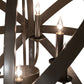 Meyda Lighting Gimbal Grinado 32" 6-Light Timeless Bronze Chandelier