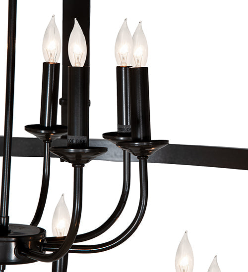Meyda Lighting Gimbal Grinado 60" 16-Light Timeless Bronze Chandelier