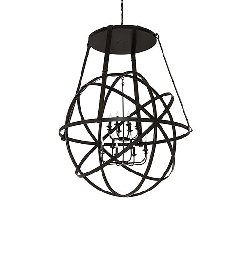 Meyda Lighting Gimbal Grinado 60" 16-Light Timeless Bronze Chandelier