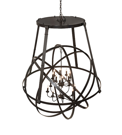 Meyda Lighting Gimbal Grinado 60" 16-Light Timeless Bronze Chandelier