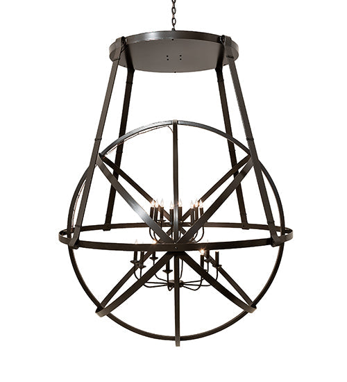 Meyda Lighting Gimbal Grinado 60" 16-Light Timeless Bronze Chandelier